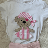 Stickdatei Doodle Teddy Pirat Applikation Set 751 - Sewando
