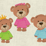 Stickdatei Teddy Set 552 Teddybär - Sewando