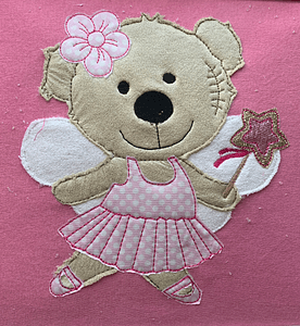 Stickdatei Doodle Teddy Elfe Zahn Fee Milchzahn Set 751 - Sewando