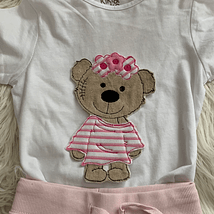 Stickdatei Teddy Girl Geschenkset zur Geburt In the Hoop Set 755 - Sewando