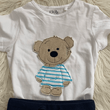 Stickdatei Teddy Boy Geschenkset zur Geburt In the Hoop Set 755 - Sewando