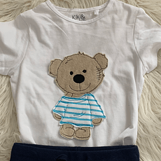 Stickdatei Teddy Boy Geschenkset zur Geburt In the Hoop Set 755 - Sewando
