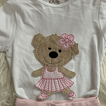 Stickdatei Teddy Ballerina Geschenkset zur Geburt In the Hoop Set 755 - Sewando