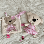 Stickdatei Teddy Ballerina Geschenkset zur Geburt In the Hoop Set 755 - Sewando