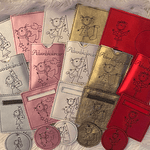 Stickdatei Weihnachten Strichmännchen Mug Rug Set 759 - Sewando