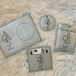 Stickdatei Weihnachten Strichmännchen Geschenkanhänger Set 759 - Sewando