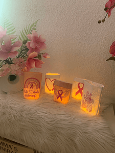 Stickdatei Krebs Brustkrebs Lichtbeutel, Lichterhülle, In the Hoop Set 761 - Sewando