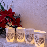 Stickdatei Lichtbeutel Herz mit Zahl von 0 bis 9 In the Hoop Lichterhülle Maschinenstickerei Set 770 Geburtstag Weihnachten Zahlen - Sewando