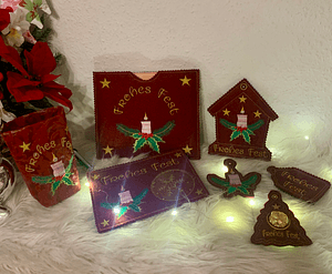 Stickdatei Weihnachten XXL Geschenkset Set 775 - Sewando