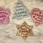 Stickdatei Danke Geschenkhülle Set 777 - Sewando