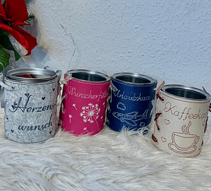 Stickdatei Banderole Spardose Urlaubskasse Kaffeekasse Wohnwagen ITH Maschinenstickerei 778 - Sewando