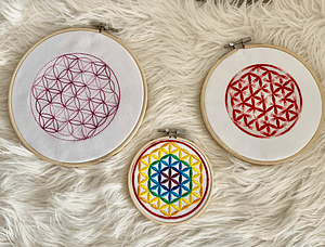 Stickdatei Blume des Lebens Set 785 - Sewando