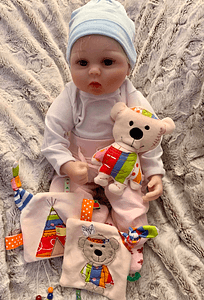 Stickdatei Teddy Indianer Geschenkset Geburt In the Hoop Set 755 - Sewando