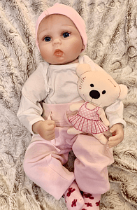 Stickdatei Teddy Ballerina Geschenkset zur Geburt In the Hoop Set 755 - Sewando