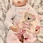 Stickdatei Schnullertuch Ballerina Teddy Bär Set 751 - Sewando