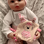 Stickdatei Schnullertuch Girl und Boy Teddy Set 731 - Sewando