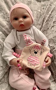 Stickdatei Schnullertuch Girl und Boy Teddy Set 731 - Sewando