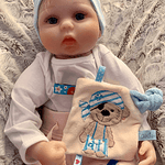 Stickdatei Teddy Pirat Girl und Boy Knistertuch, Schnullertuch Set 751 - Sewando