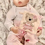 Stickdatei Teddy Ballerina Geschenkset zur Geburt In the Hoop Set 755 - Sewando