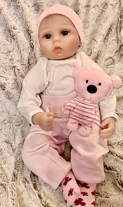 Stickdatei Teddy Girl Geschenkset zur Geburt In the Hoop Set 755 - Sewando