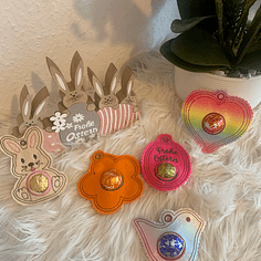 Stickdatei für Schoki Ostern Osterei Herz Hase Blume Vogel 787/3 - Sewando