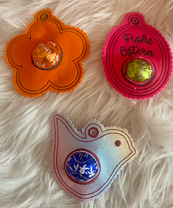 Stickdatei für Schoki Ostern Osterei Herz Hase Blume Vogel 787/3 - Sewando