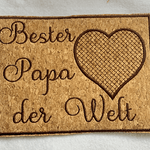 Stickdatei Mug Rug Muttertag Vatertag Valentinstag Geburtstag 792a In the Hoop - Sewando