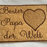 Stickdatei Mug Rug Muttertag Vatertag Valentinstag Geburtstag 792a In the Hoop - Sewando