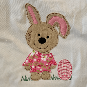 Stickdatei Doodle Hase Applikation Hase Bunny Set 794 - Sewando