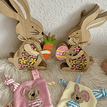 Stickdatei Schnullertuch Teddy Hase Set 794 - Sewando