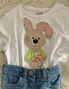 Stickdatei Doodle Hase Applikation Hase Bunny Set 794 - Sewando