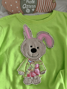 Stickdatei Doodle Hase Applikation Hase Bunny Set 794 - Sewando
