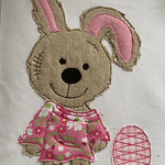 Stickdatei Doodle Hase Applikation Hase Bunny Set 794 - Sewando