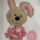 Stickdatei Doodle Hase Applikation Hase Bunny Set 794 - Sewando