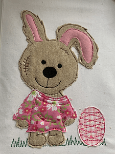 Stickdatei Doodle Hase Applikation Hase Bunny Set 794 - Sewando