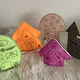 Stickdatei Dorf mit Kirche Lichthaus In the Hoop, LED Haus Set 799 - Sewando