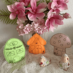 Stickdatei Dorf mit Kirche Lichthaus In the Hoop, LED Haus Set 799 - Sewando