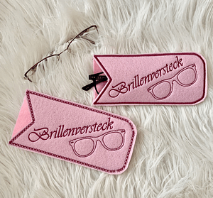 Stickdatei für Brillenhülle, Brillenetui Set 801 - Sewando