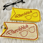 Stickdatei für Brillenhülle, Brillenetui Set 801 - Sewando