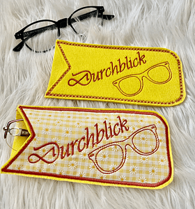 Stickdatei für Brillenhülle, Brillenetui Set 801 - Sewando