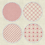 Stickdatei Untersetzer Set 805 - Sewando