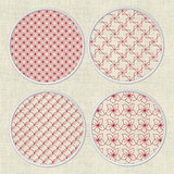 Stickdatei Untersetzer Set 805 - Sewando