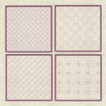 Stickdatei Untersetzer Set 805 - Sewando
