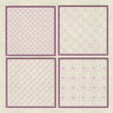 Stickdatei Untersetzer Set 805 - Sewando
