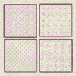 Stickdatei Untersetzer Set 805 - Sewando
