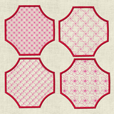 Stickdatei Untersetzer Set 805 - Sewando