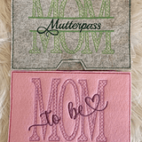 Stickdatei Mom Mutterpass Mama Doodle in Love Set2 806 - Sewando