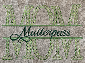 Stickdatei Mom Mutterpass Mama Doodle in Love Set2 806 - Sewando