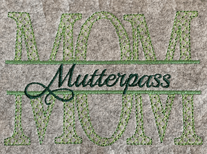 Stickdatei Mom Mutterpass Mama Doodle in Love Set2 806 - Sewando