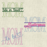 Stickdatei Mom Mutterpass Mama Doodle in Love Set2 806 - Sewando